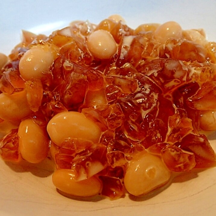 ❤水煮大豆の柚子ポンジュレ和え❤